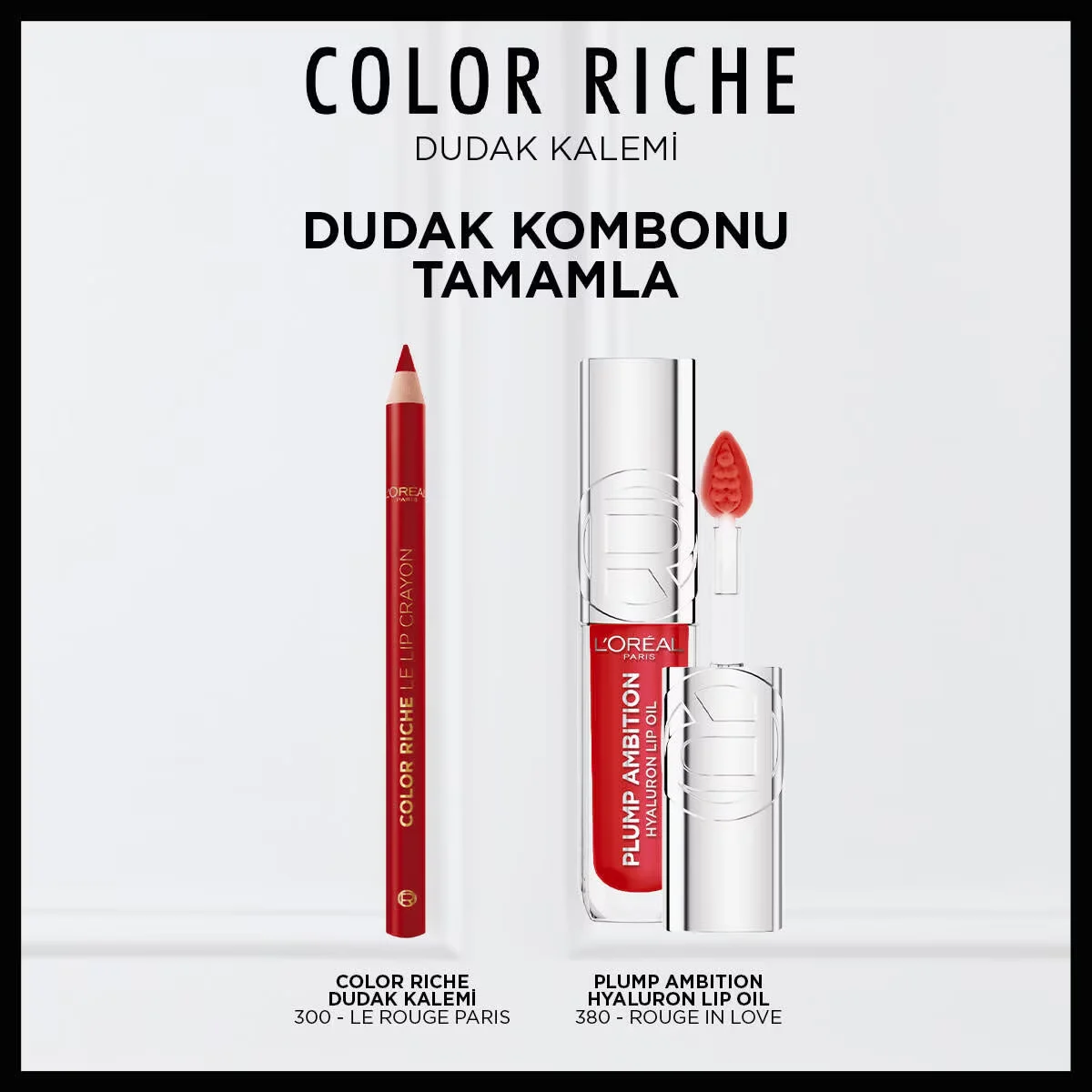 L'Oreal Paris قلم تحديد الشفاه كولور ريش من لوريال باريس 300 لو روج باريس