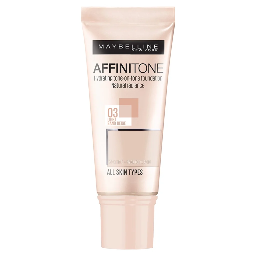 Тональный крем Maybelline New York Affinitone 03 светлый песочный бежевый