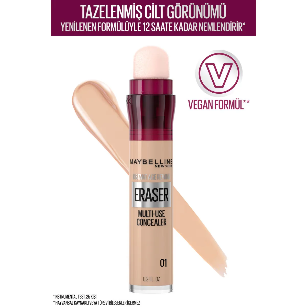 Maybelline Instant Age Rewind Eraser Eye Concealer - Under Eye Concealer 6.8 ml - 01 Light