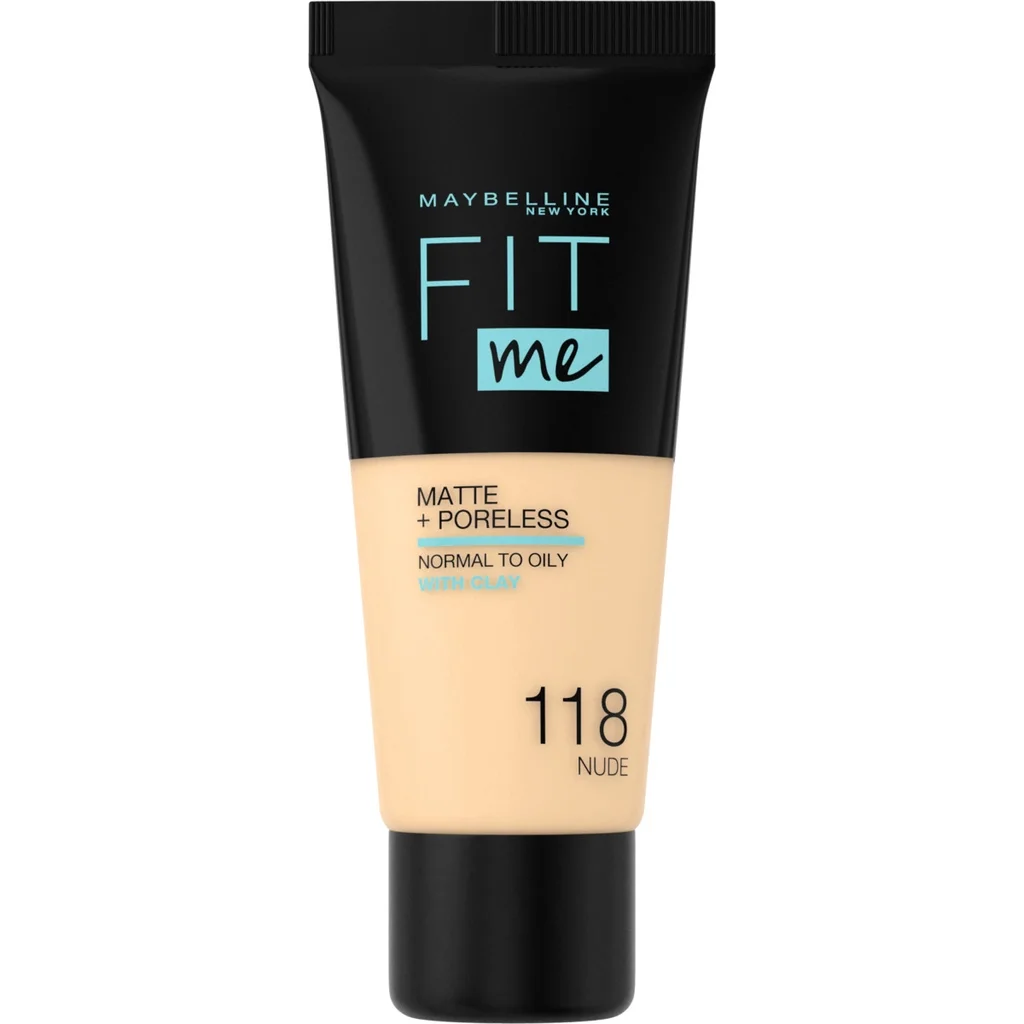 Тональный крем Maybelline New York Fit Me Матовый и без пор 118 Нюд