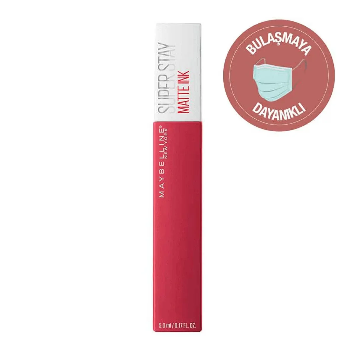 Maybelline Super Stay Matte Ink Liquid Lipstick 5ml - 80 Ruler - Red/Pink