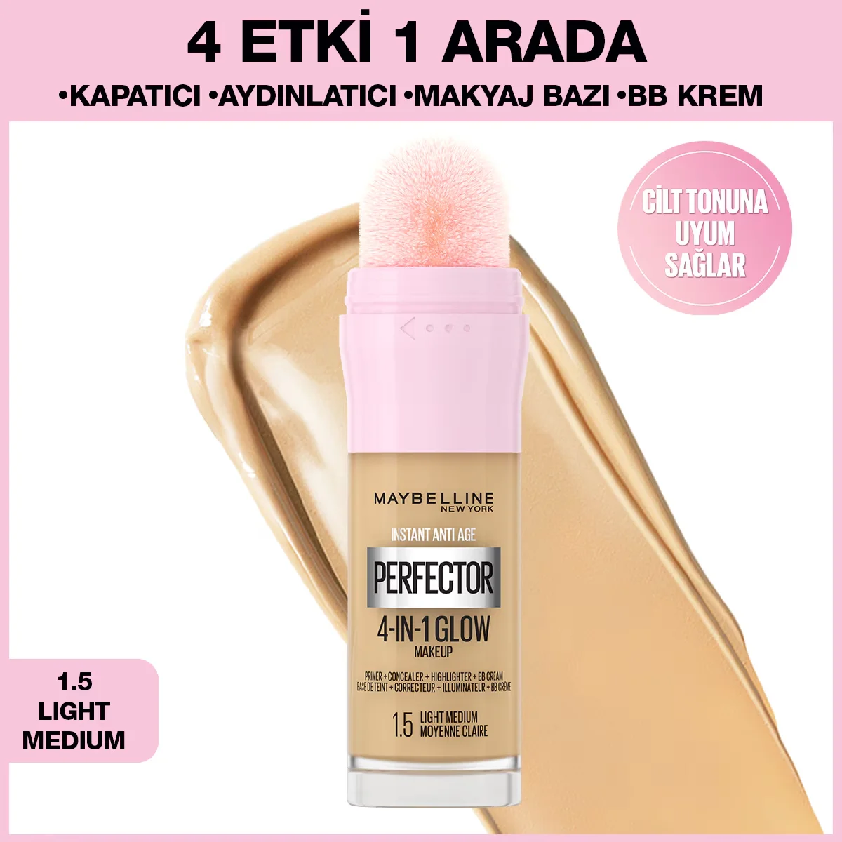 Erziele strahlende Haut mit Maybelline Perfector Glow 4-in-1