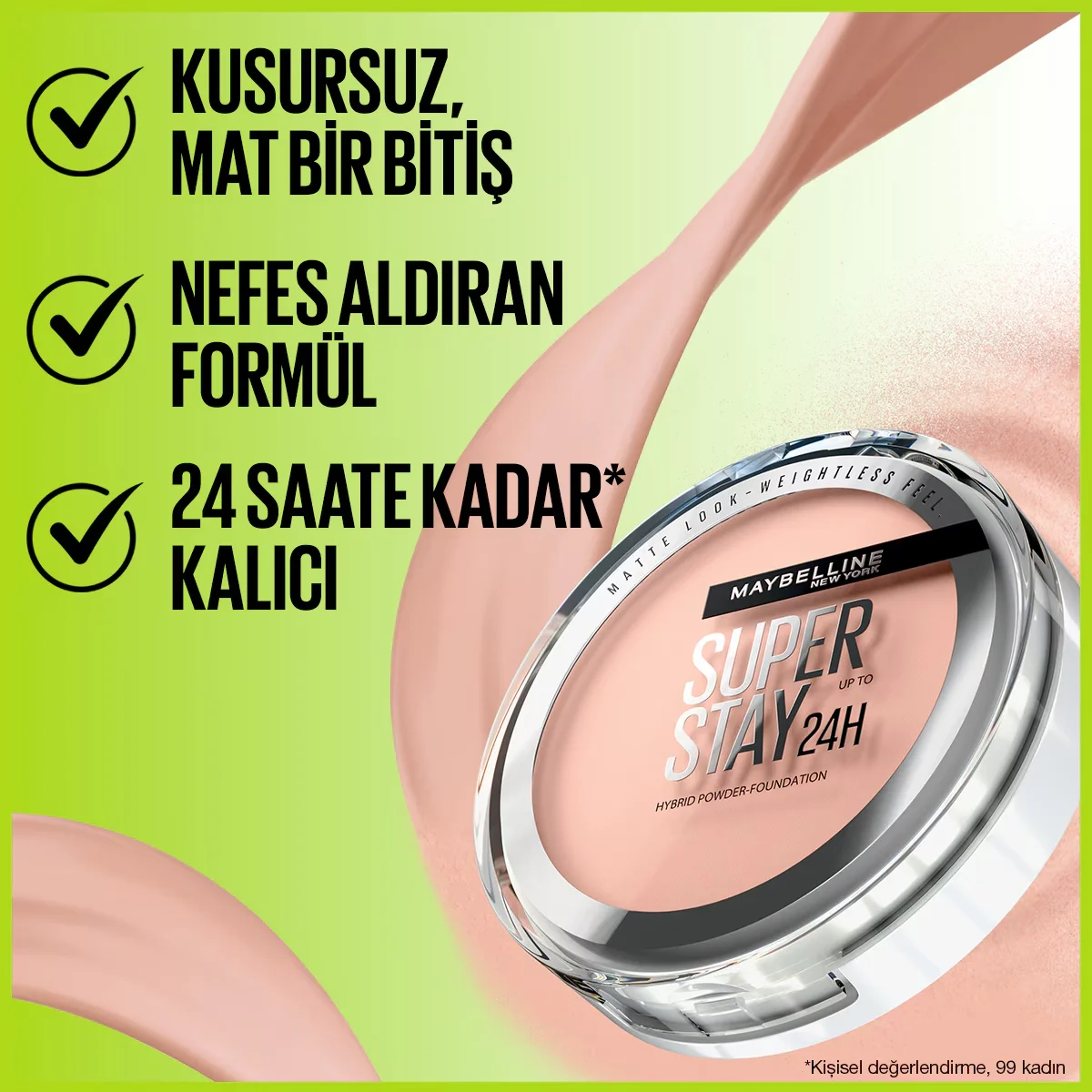 Erzielen Sie makellosen Teint: Maybelline SuperStay 24H Pude