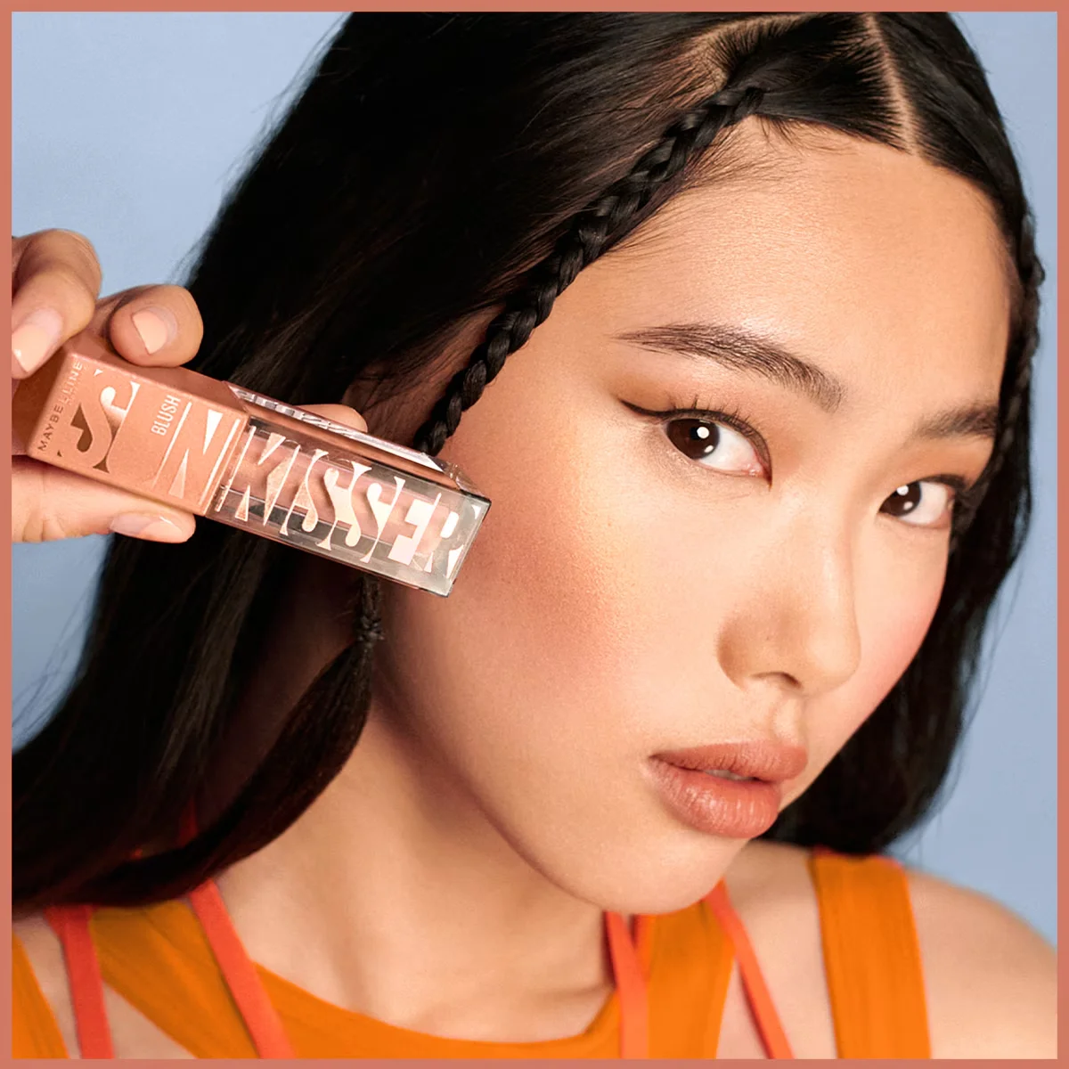 Maybelline أحمر خدود سائل من مايبيلين صن كيسر 01 داون تاون راش