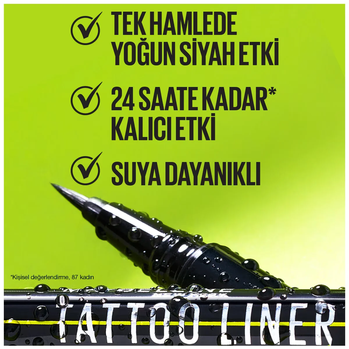 Maybelline Eyeliner Tattoo Liner Liquid- Jet Black