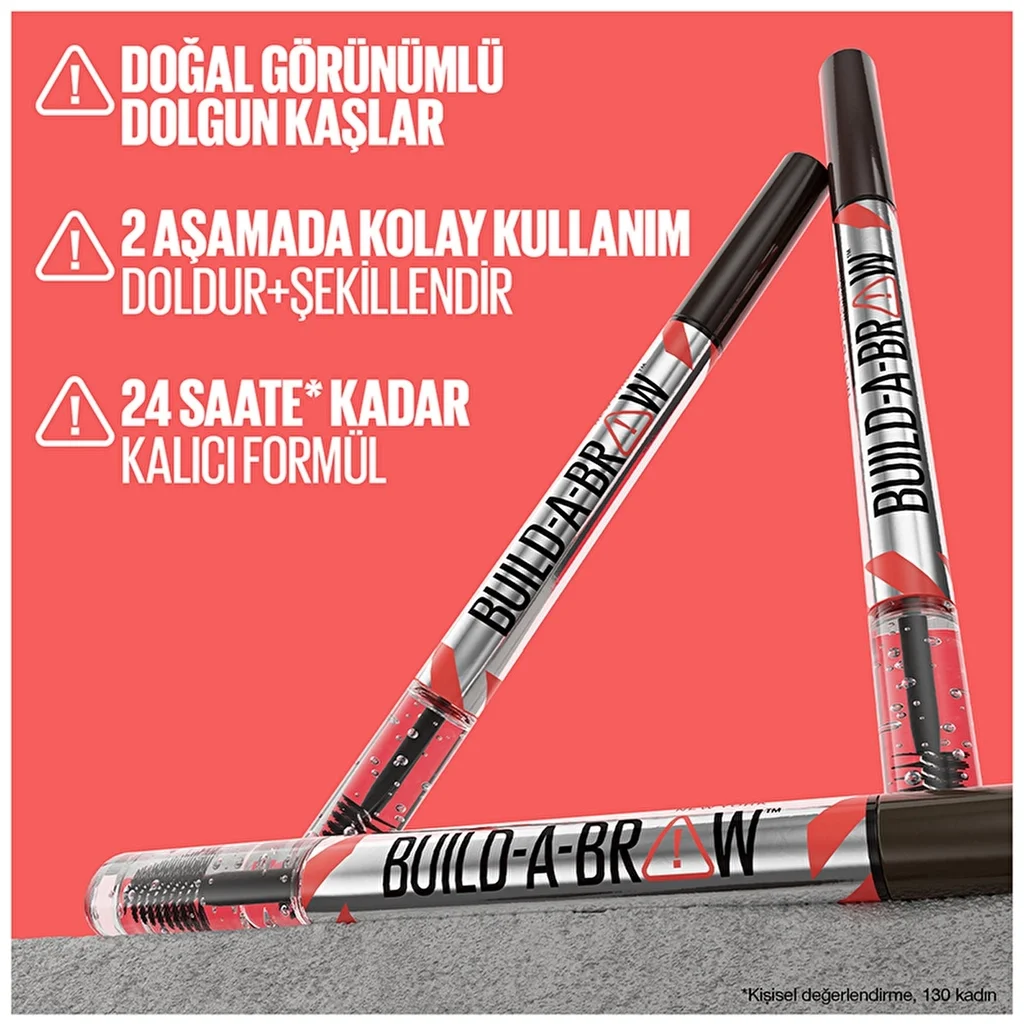 Карандаш и гель для бровей черный коричневый 2 в 1 от Maybelline Нью-Йорк