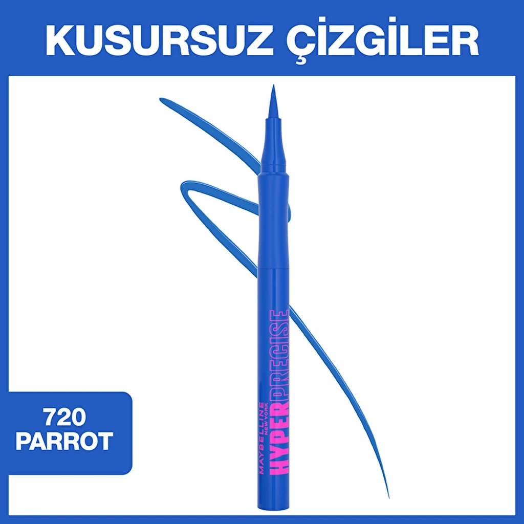 Maybelline Hyper Precise All Day Liquid Liner 720 - Parrot Blue