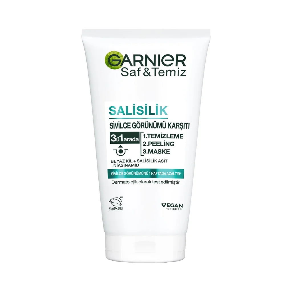 Garnier Pure & Clean 3 in 1 cleanser 150 ml