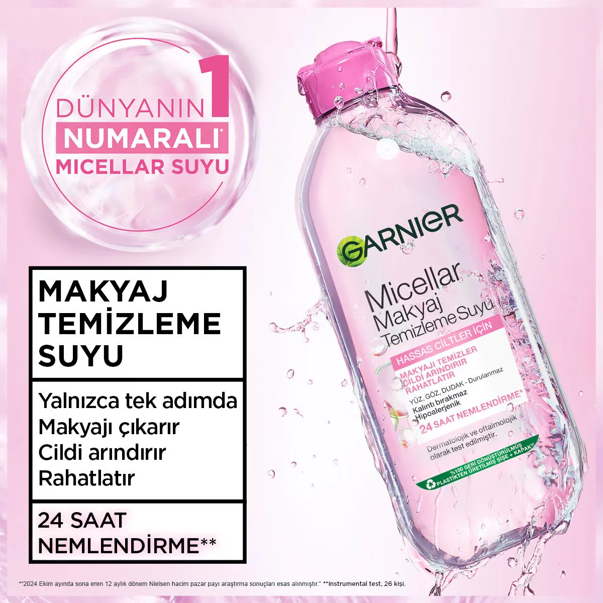 Garnier Micellar Perfect Make-up Remover Water 400 ml