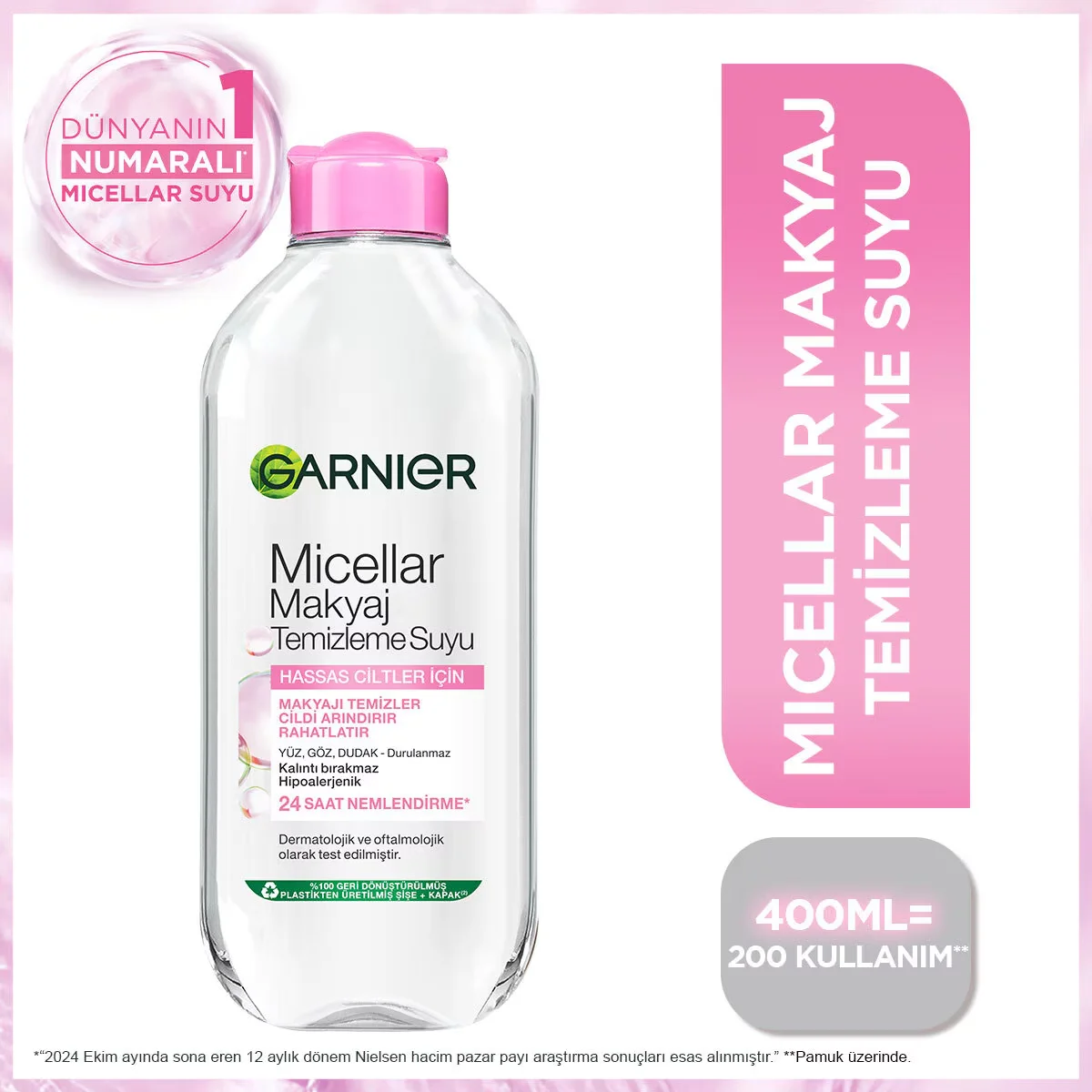 Garnier Micellar Perfect Make-up Remover Water 400 ml