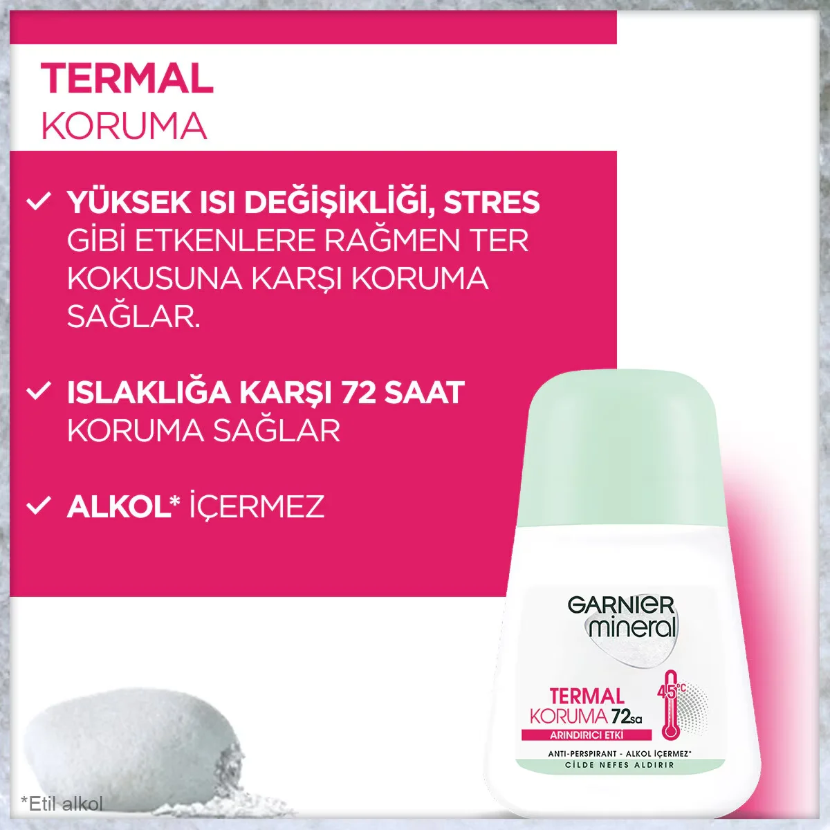 Наслаждайтесь 72-часовой термозащитой с Garnier Roll-On