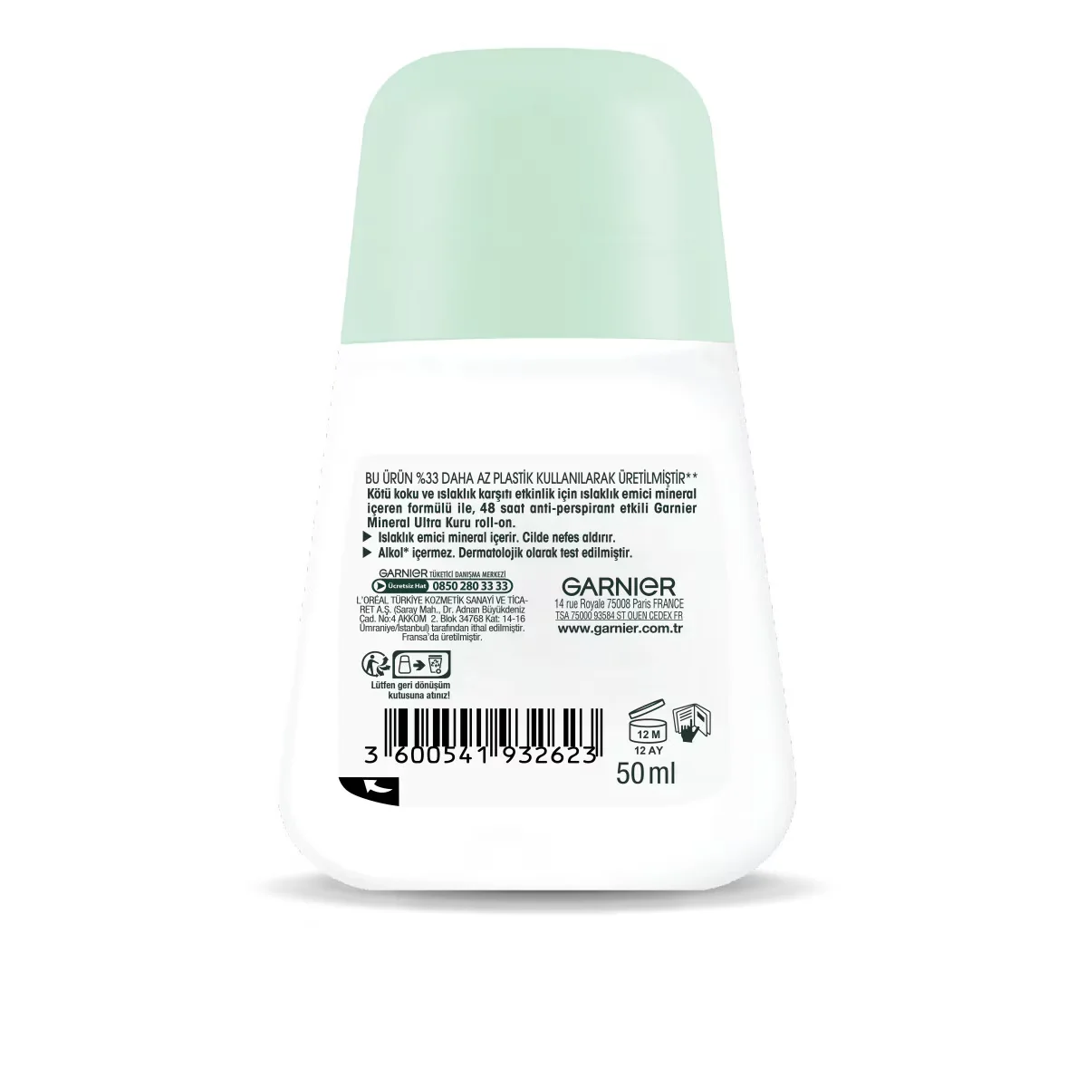 Garnier Ultra Trocken Roll-On: 48h Schutz & Frische