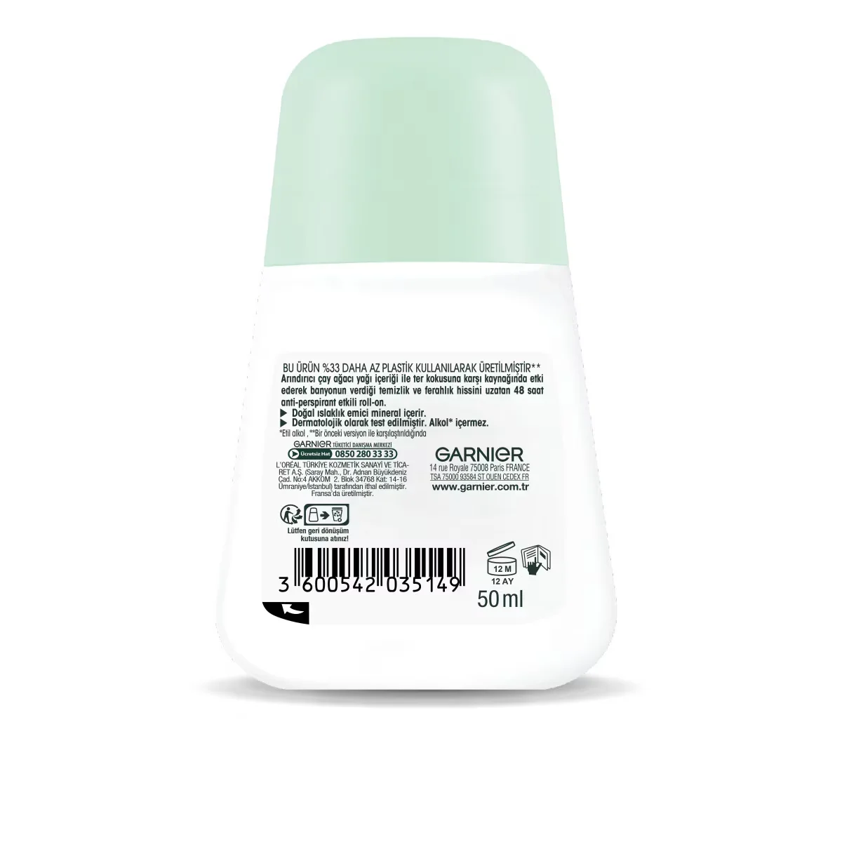 Garnier Pure & Clean Purifying Roll-on 50ml