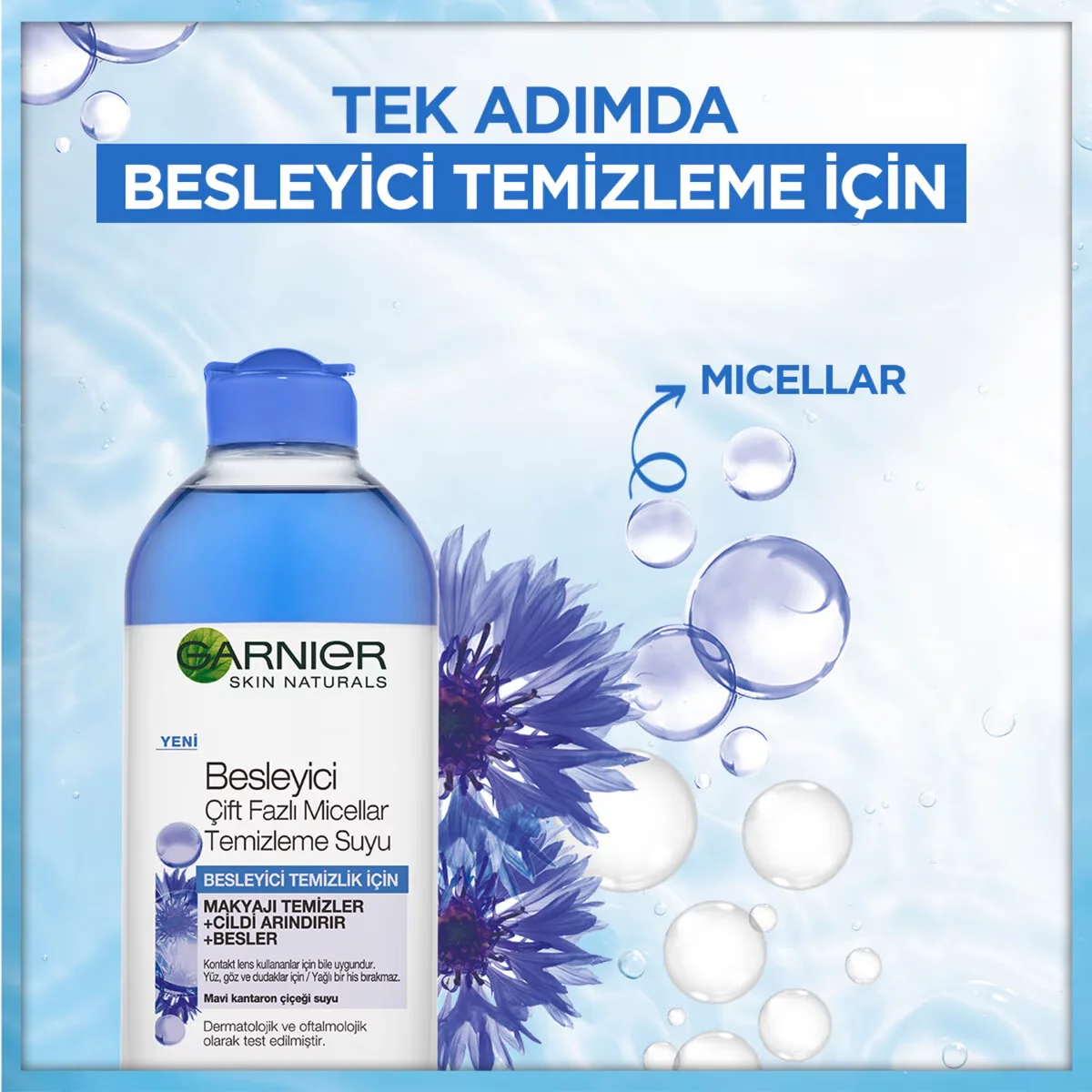 Garnier Bi-Phase Micellar Makeup Remover Water 400 ml