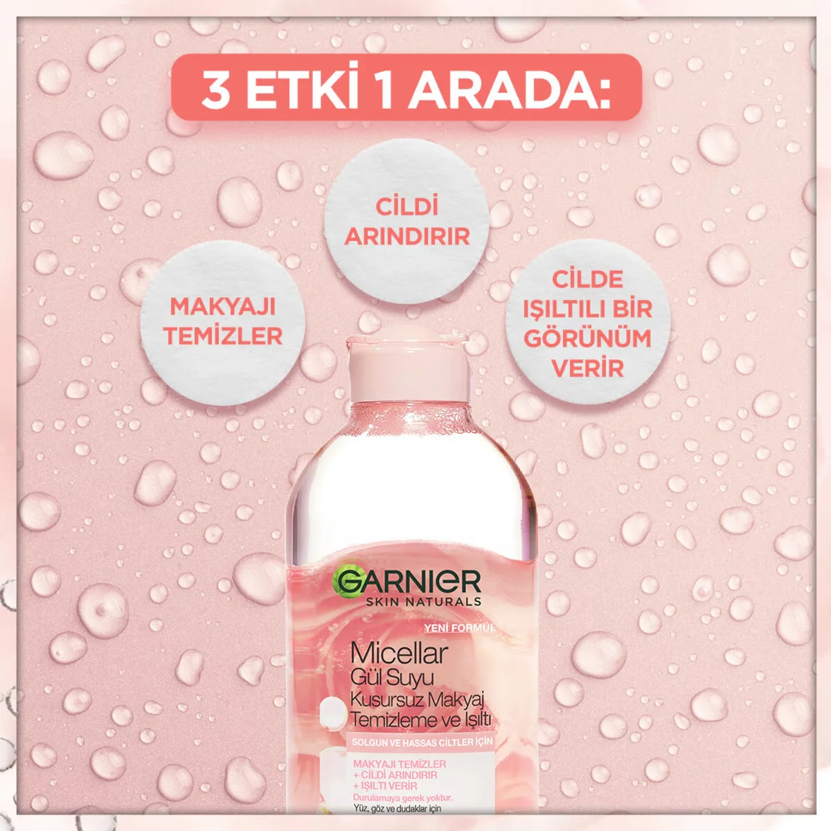 Erleben Sie strahlende Haut: Garnier Mizellen Rosenwasser 40