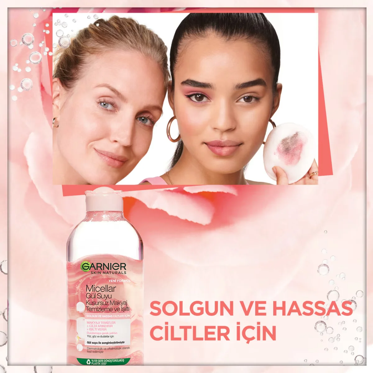 Erleben Sie strahlende Haut: Garnier Mizellen Rosenwasser 40