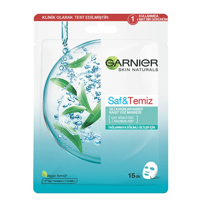 Garnier Pure and Clean Paper Face Mask 23 gr