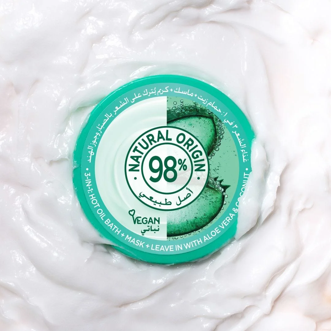 Garnier Ultra Duo Mask with Aloe Vera and Coconut 3-in-1 for Normal Hair