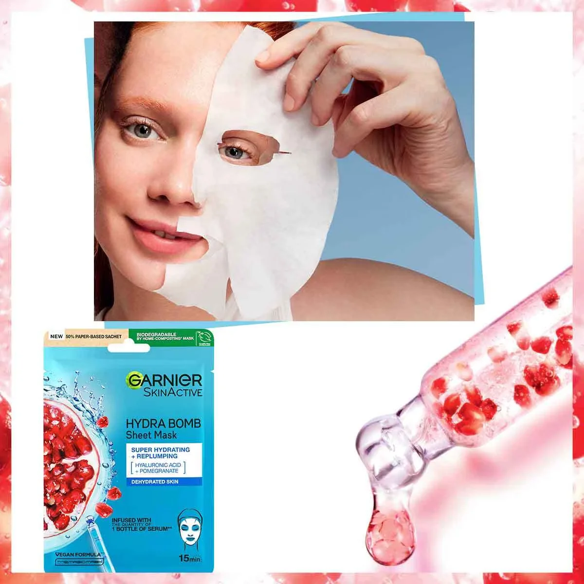 Garnier Moisture Bomb Revitalizing Sheet Face Mask 28 g