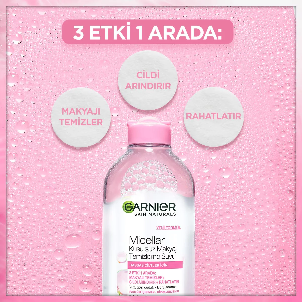 Erleben Sie makellose Haut: Garnier Mizellenwasser 200ml