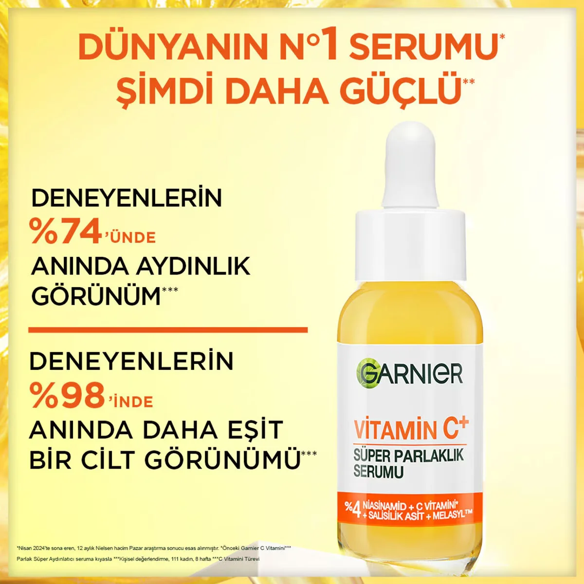 Осветлите кожу: Сыворотка Garnier с витамином C для сияния