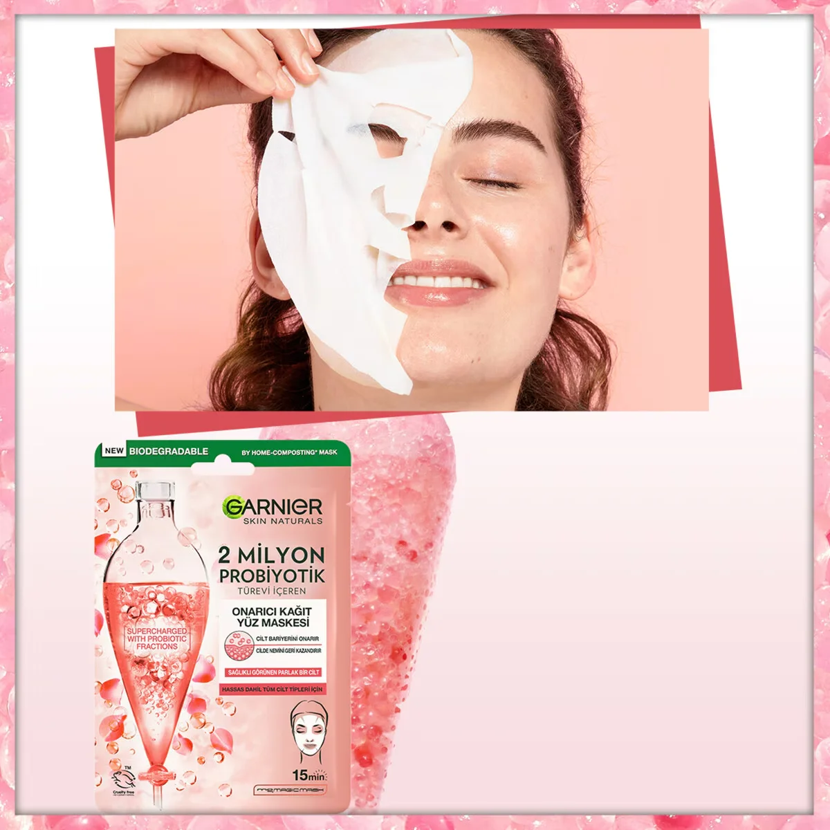 Маска для лица Garnier с пробиотиками 22 г