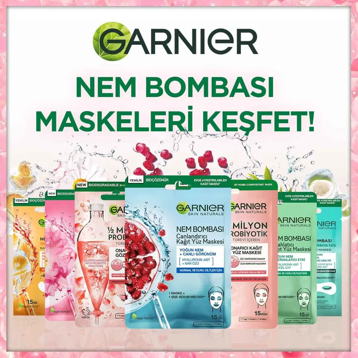 Восстановите сияние: Garnier Paper Eye Mask для глаз