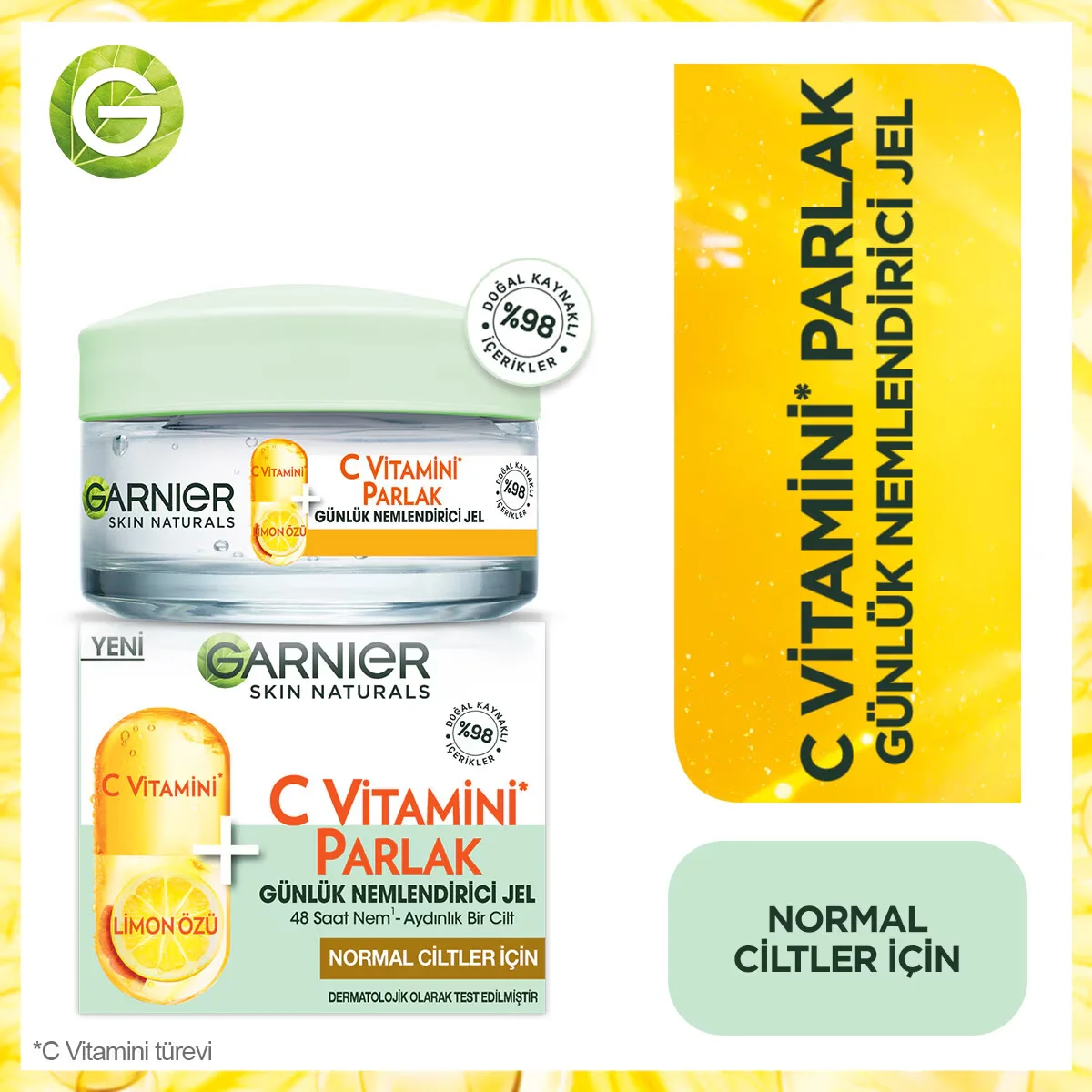 Garnier Vitamin C Brightening Daily Moisturizing Gel 50 ml