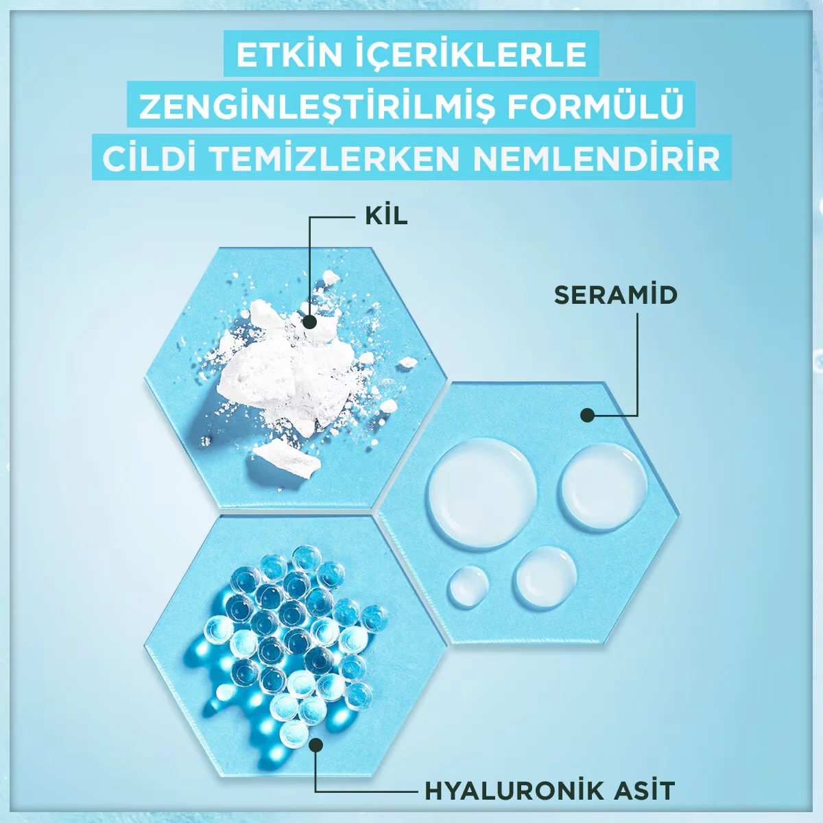 Очистите и увлажните кожу: Garnier Saf & Temiz