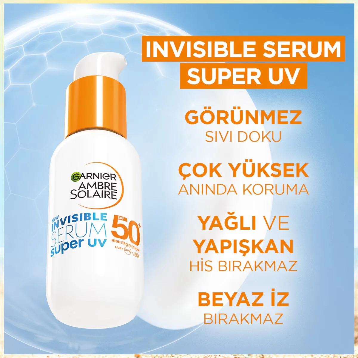 احصلي على حماية فائقة وغير مرئية مع سيروم غارنييه SPF 50+