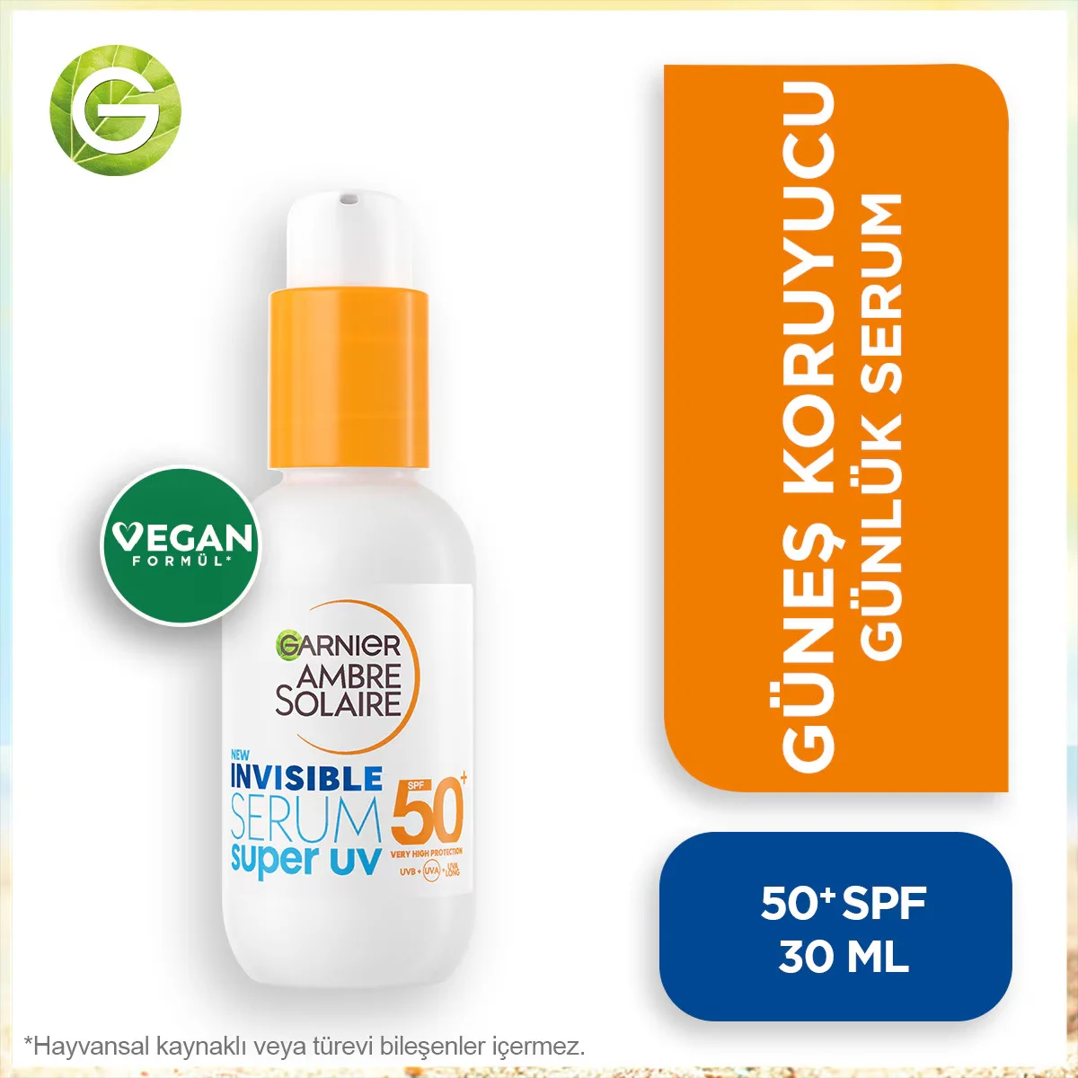 Garnier Ambre Solaire Ambre Solaire Invisible Serum Super UV Daily Sunscreen Serum 30 ml