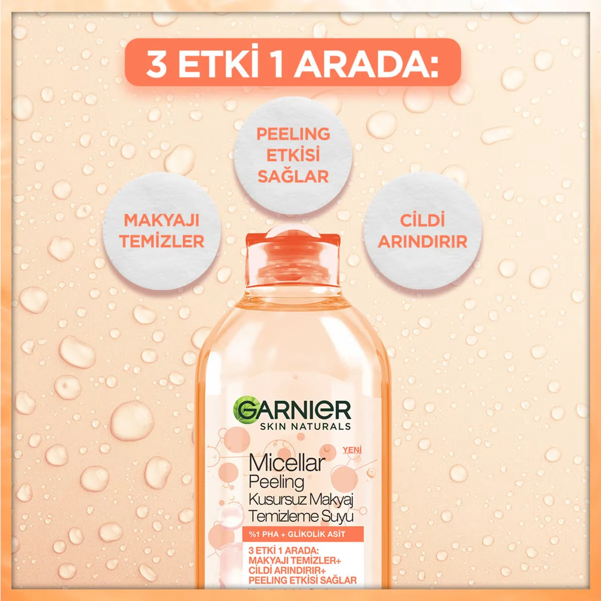 Ощутите обновленную кожу: Мицеллярная пилинг-вода Garnier