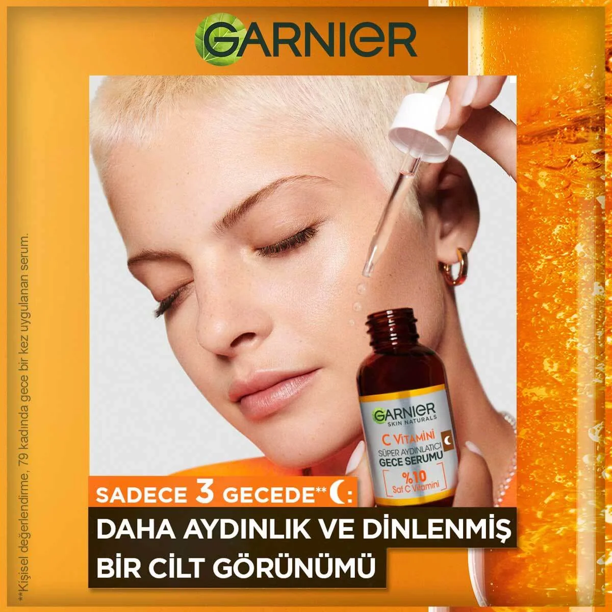 Просыпайтесь с сияющей кожей: Ночная сыворотка Garnier C Vit