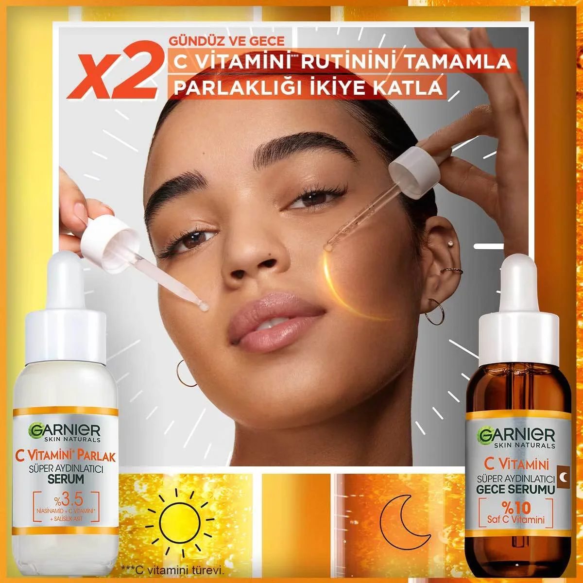 Просыпайтесь с сияющей кожей: Ночная сыворотка Garnier C Vit