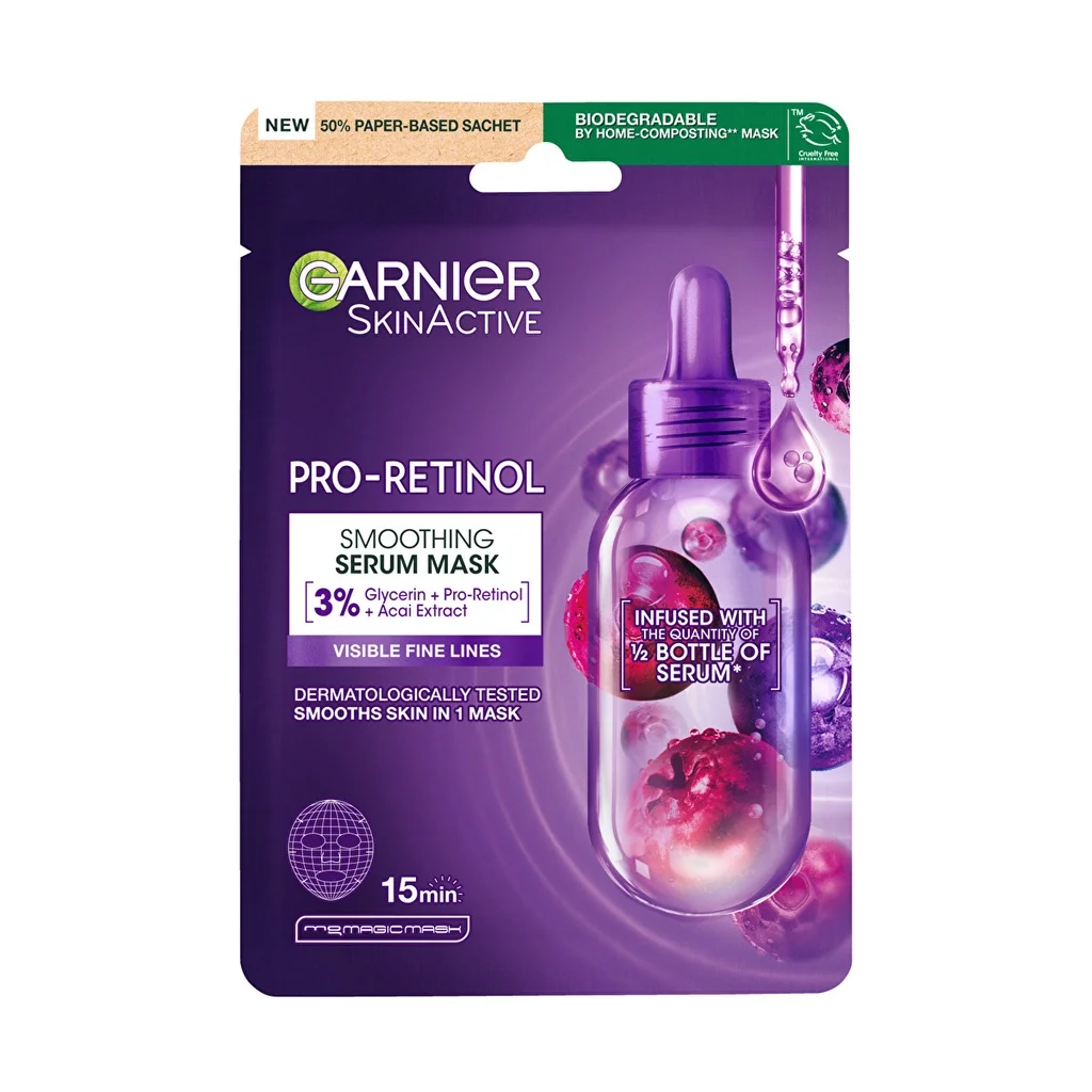 Маска для лица Garnier с про-ретинолом