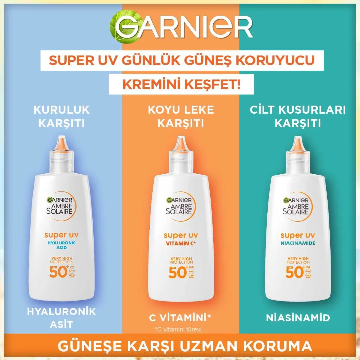 Garnier Super Uv Vitamin C Anti-Dark Spot Fluid Cream 40 ml