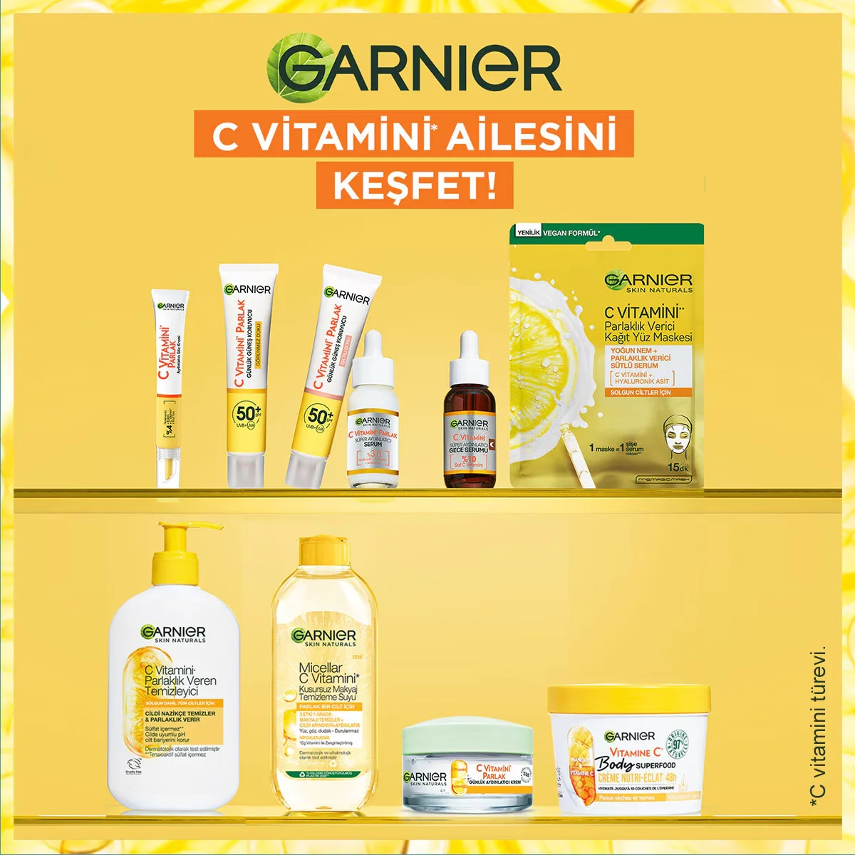 Garnier C Vitamin Daily Brightening Cream 50 ml