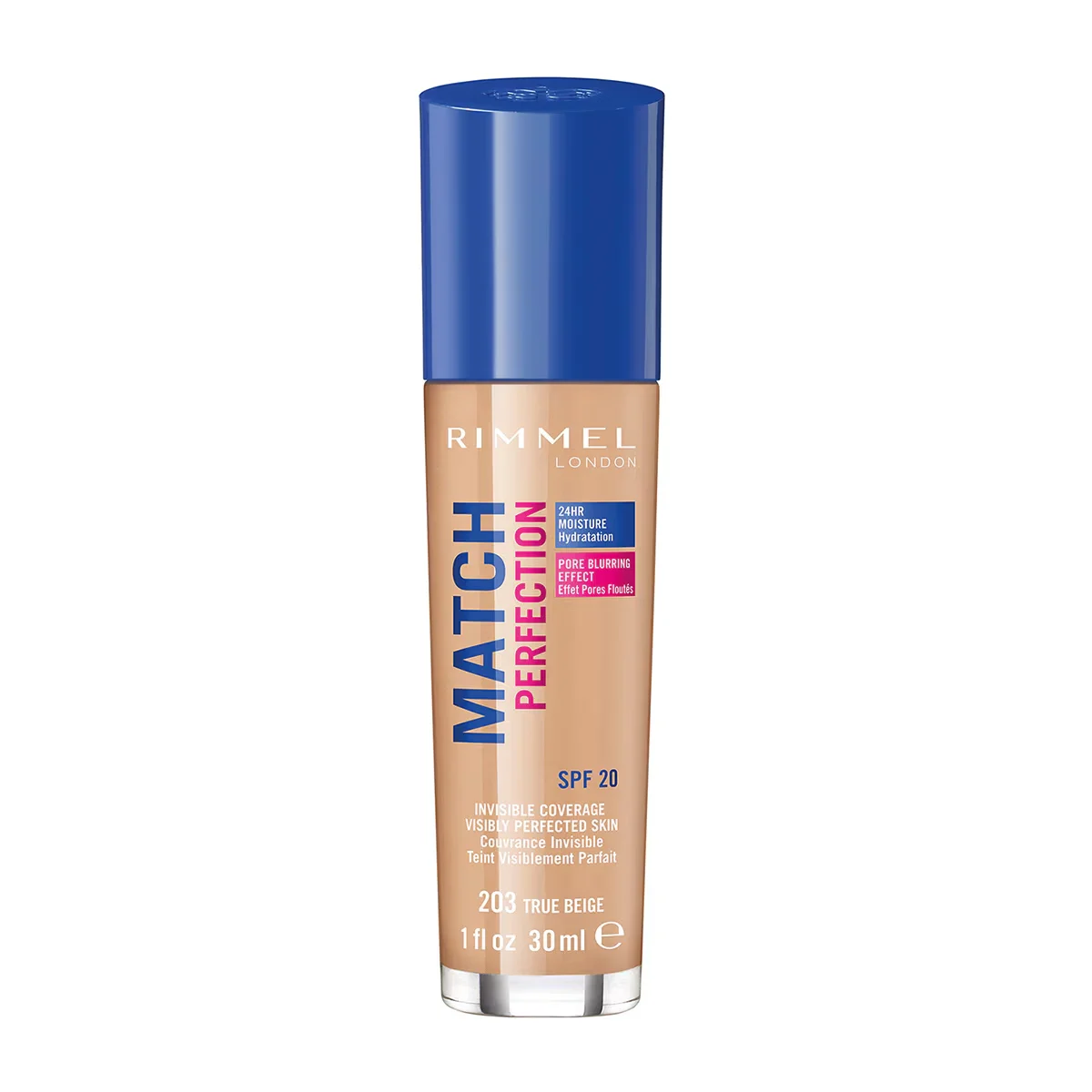 Rimmel London كريم أساس ماتش بيرفيكشن من ريميل لندن، 203 بيج حقيقي