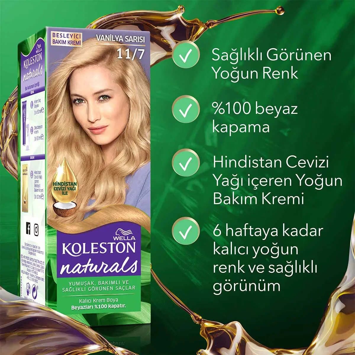 Wella Koleston Naturals 11/7 Vanilleblond Haarfarbe 60ml