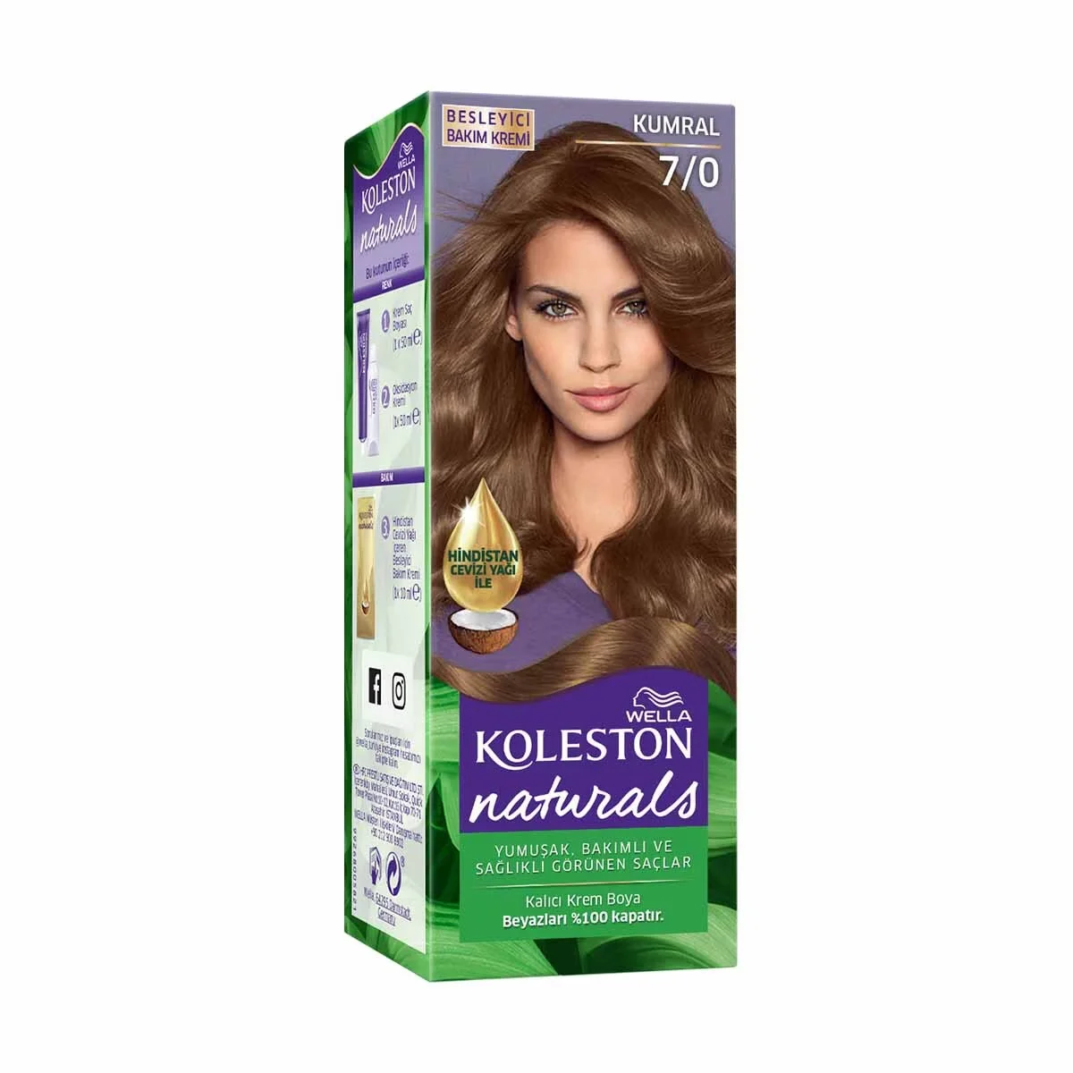 Wella Koleston Naturals Hair Dye 7/0 blonde