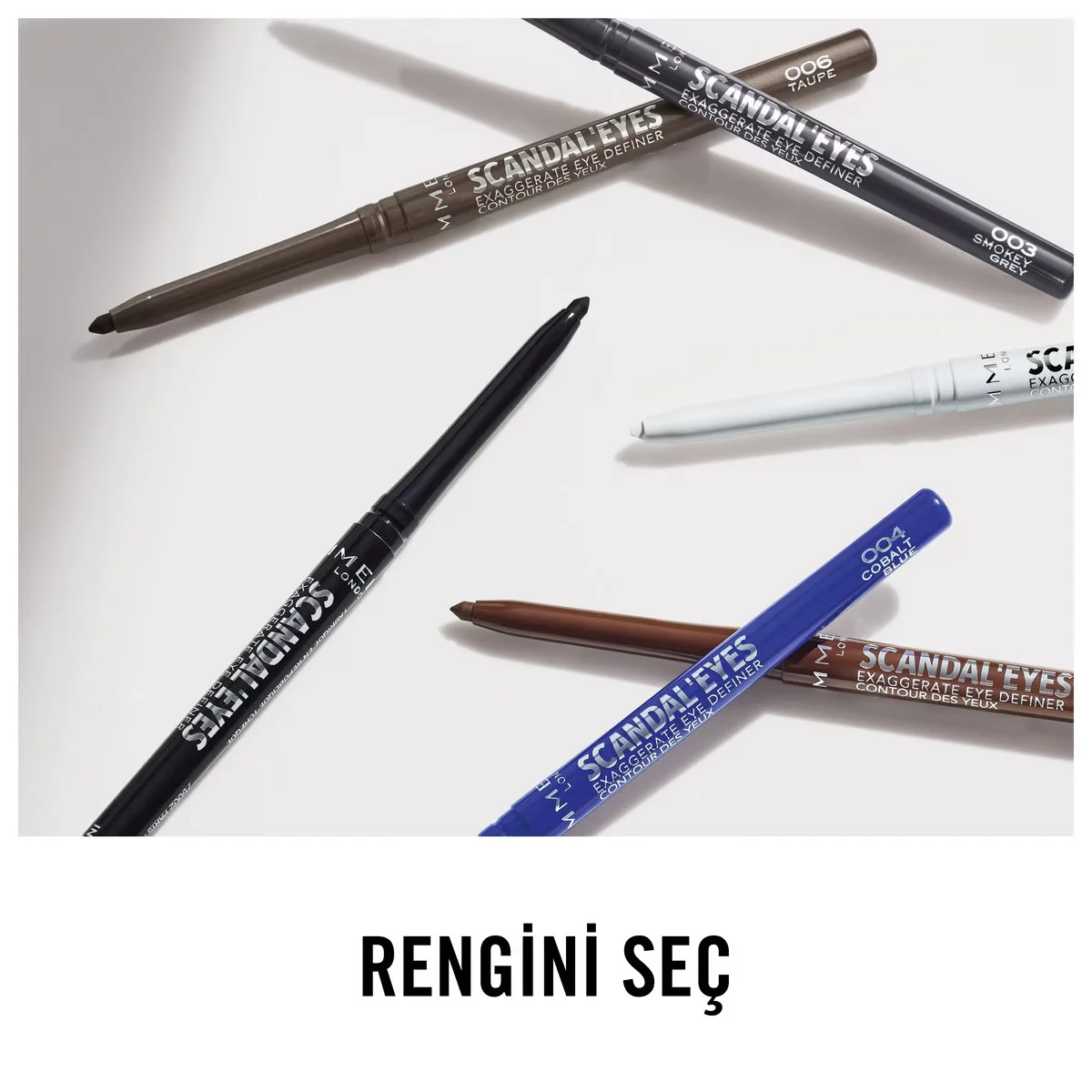 Rimmel London محدد عيون مقاوم للماء من ريميل لندن لون بني رمادي