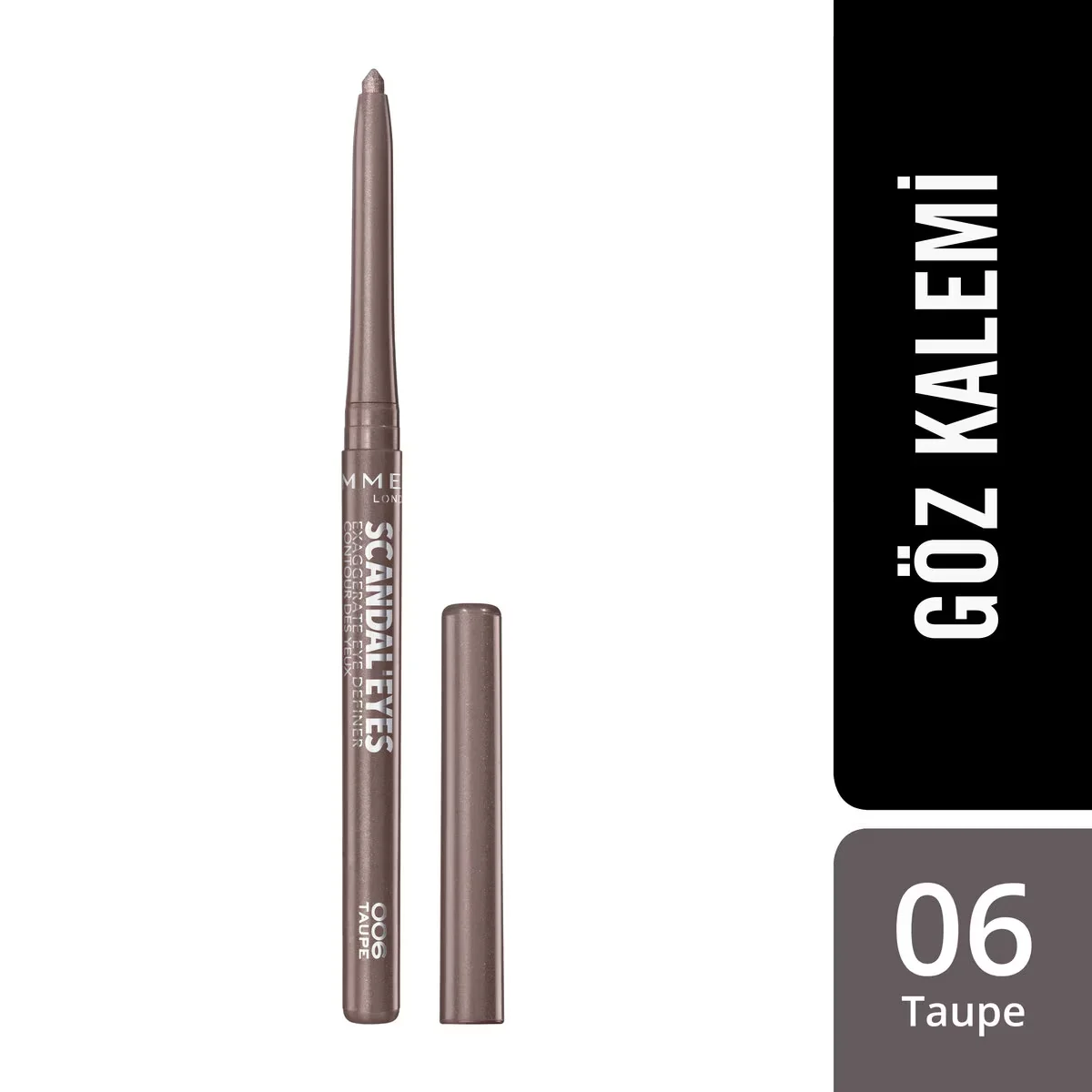 Rimmel London Exaggerate Waterproof Eyeliner Taupe