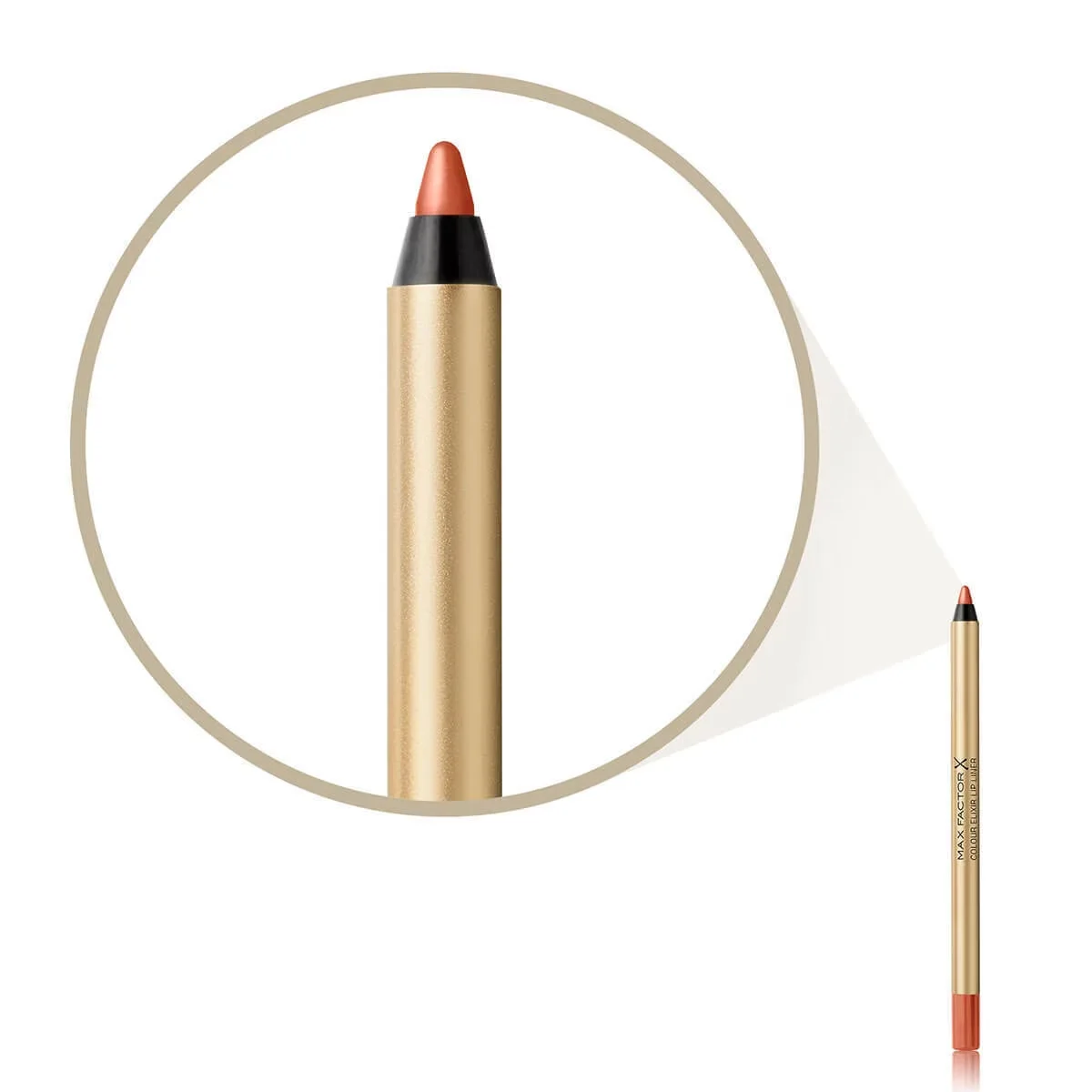 Карандаш для губ Max Factor Эликсир № 5 коричневый и нюд