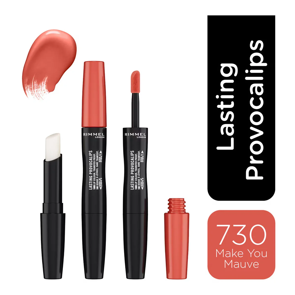 Rimmel London Provocalips 2-Phasen Flüssiglippenstift – 16 Stunden Farbe &amp; Feuchtigkeit