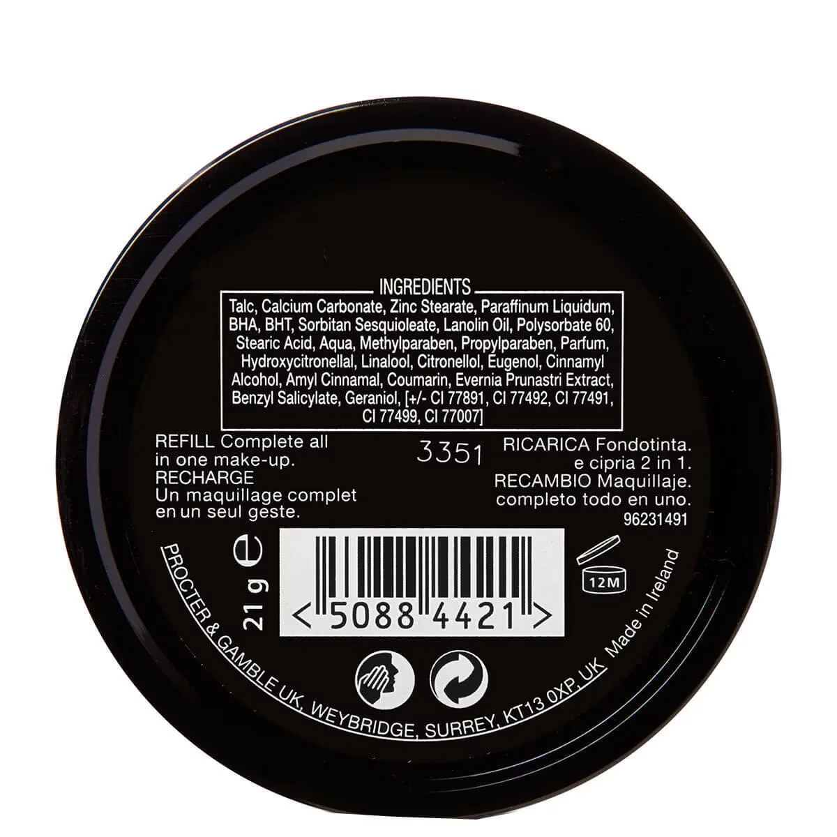 Max Factor Creme Puff Refill Powder No: 55