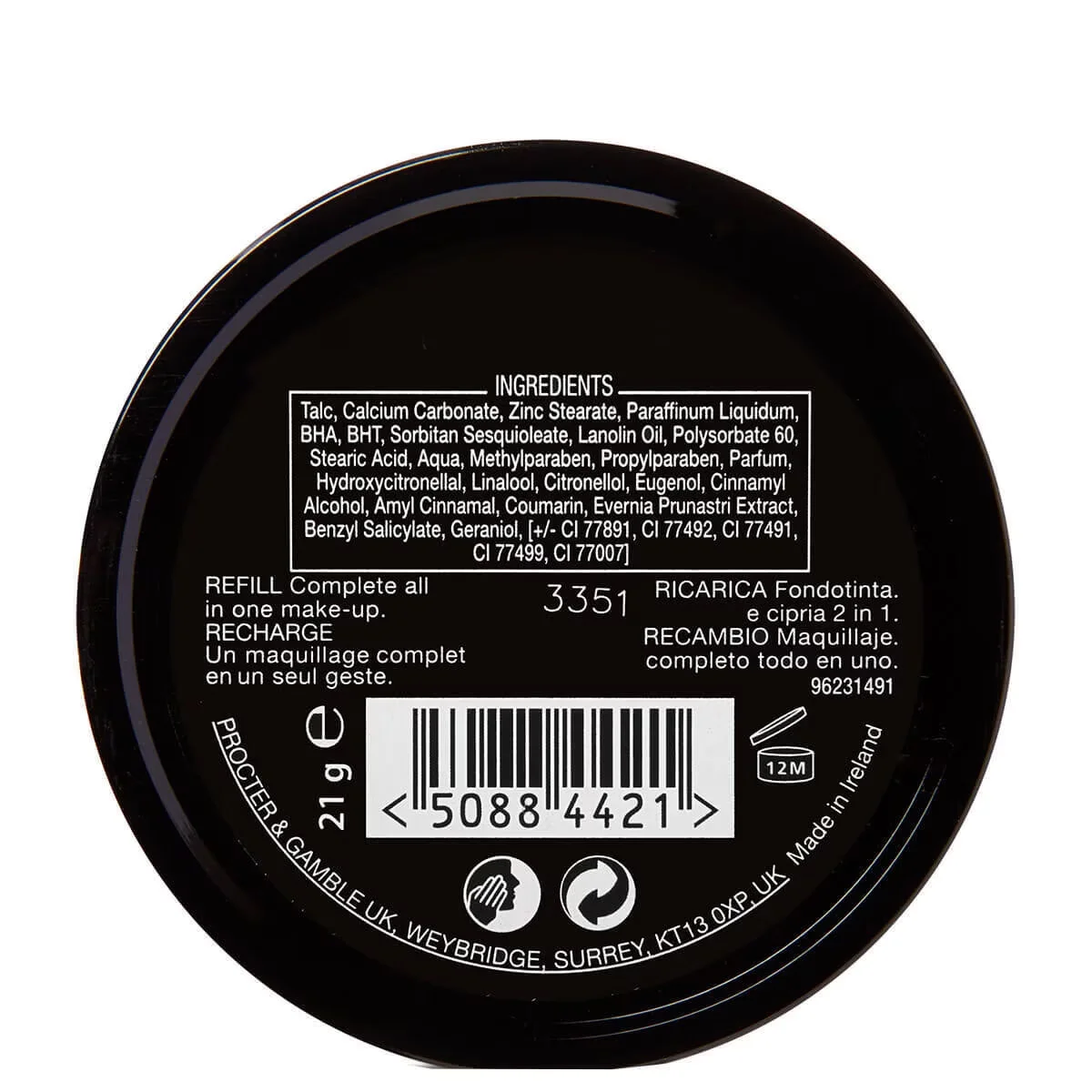 Max Factor بودرة ماكس فاكتور كريم باف ريفيل رقم 81