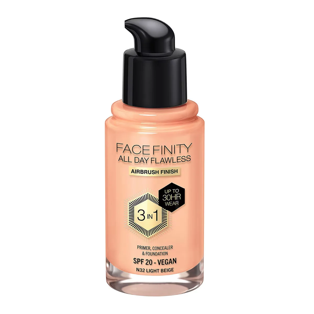 Max Factor كريم أساس ماكس فاكتور فيس فينيتي 3 في 1 رقم 32 بيج فاتح