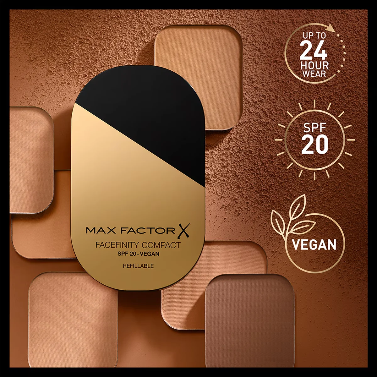Max Factor كريم أساس ماكس فاكتور فيسفينيتي كومباكت ريفل 01 بورسلين