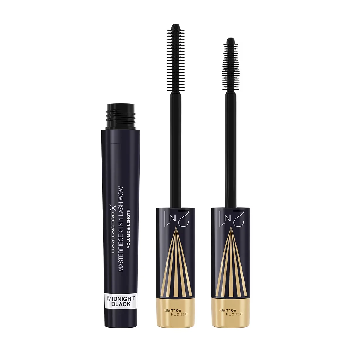 Max Factor Masterpcs 2 in1 mascara Midnight Black