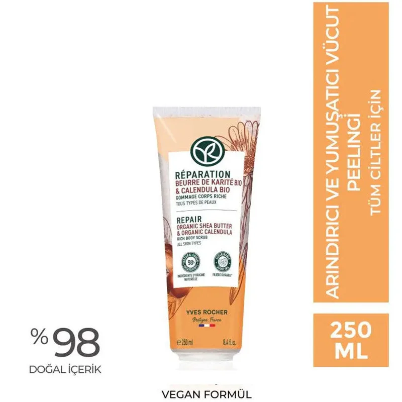 Yves Rocher Purifying And Softening Body Scrub 250 ml